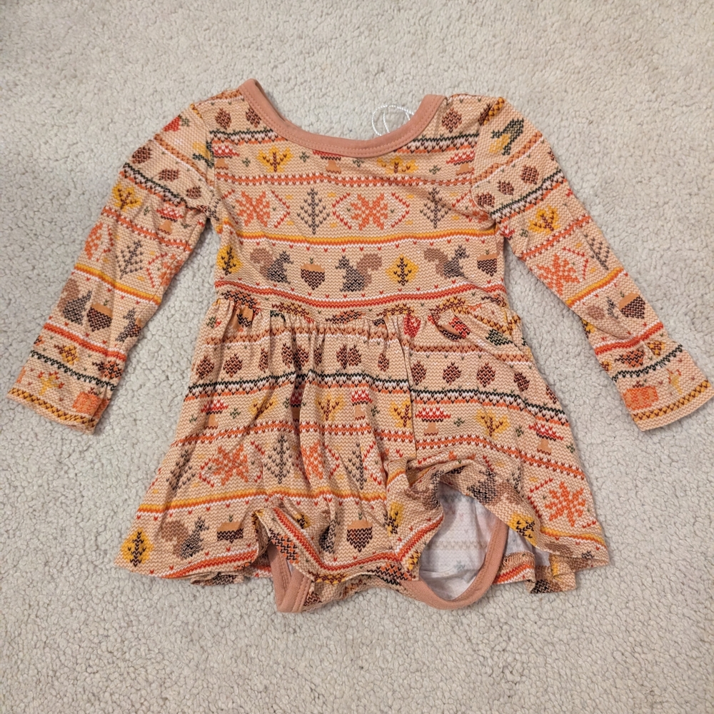 Little Sleepies Fall Harvest Bodysuit Twirl